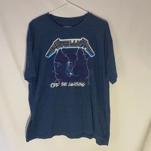 MENS METALLICA RIDE THE LIGHTNING T SHIRT XXL